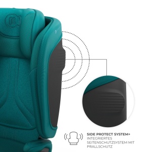 Scaun auto pliabil Kinderkraft UNITY 2 i-Size 100-150 cm reglabil sistem AIR FLOW - Img 6