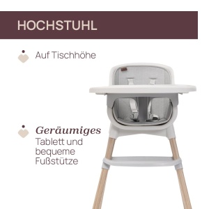 Scaun de masa Chicco Zest, pentru bebelusi, usor, ajustabil, compact - Img 2