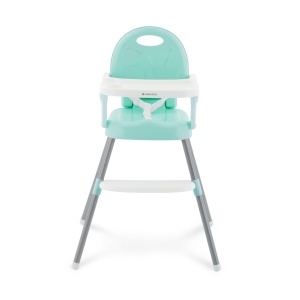Scaun de masa copii KikkaBoo Spoony 3in1 reglabil pliabil verde menta - Img 6