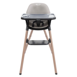 Scaun de masa Graco Presti 3-in-1 pliabil multifunctional Steeple Grey
