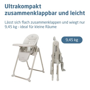 Scaun de masa pentru copii Maxi-Cosi Ava, 0-3 ani, 15 kg, Bej Elegance - Img 4