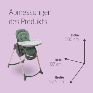 Scaun de masa pentru copii Maxi-Cosi Minla, 6 in 1, 0-14 ani, 9 inaltimi, Eco Care - Img 7