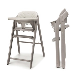Scaun inalt Kinderkraft TINO 3 in 1, Bej, Ajustabil, Usor de Curatat