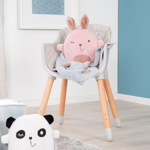 Scaun inalt si scaun pentru copii roba StyleUp Wood, gri, 2in1 - Img 10