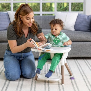 Scaun multifunctional Graco Presti 3-in-1 compact si usor Dusty Rose - Img 6