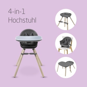 Scaun multifunctional Maxi-Cosi Moa 4-in-1 transformabil 0-25 kg Beyond Graphite - Img 2