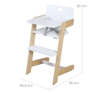 Scaun pentru bebelusi Roba Nature Up - Bambus FSC, AlbNatur, 70 kg - Img 7