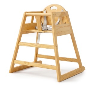 Scaun pentru copii Relaxdays din lemn, cu centura 5 puncte, 76 x 48 x 49,5 cm