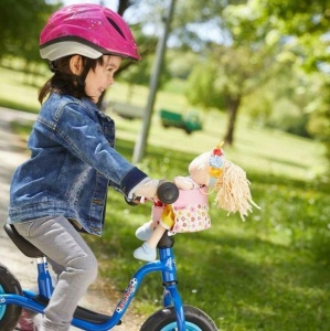 Scaun pentru papusi HABA 1304109001, cu prindere tip Velcro, pentru bicicleta si sanie - Img 2