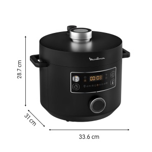 Schnellkochtopf Electric Moulinex Epic Turbo Cuisine CE7548, 1090 W, Negru - Img 8