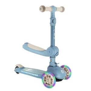 Scooter 2-in-1 MoMi Debe cu Klappsitz, pentru copii, 50 Kg, 3 roti LED