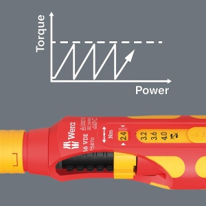 Screwdriver cu moment de torsiune Wera 7516 VDE Kraftform, 5 setari, 9 mm - Img 8