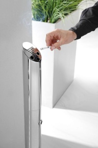 Scrumiera Hendi 440223 model coloana otel inoxidabil design robust - Img 4