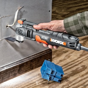 Scula multifunctionala Worx WX680 Sonicrafter Hyperlock F30, 350W, design flexibil - Img 4