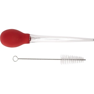 Seringa pentru sosuri Westmark 30 ml, cu perie de curatare, plastic, rosutransparent - Img 7