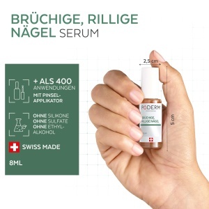 Serum pentru unghii PODERM - 8 ml, tratament regenerant, fara culoare - Img 4