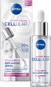 Serum Replumpant cu Acid Hialuronic NIVEA Cellular Expert Filler 30ml