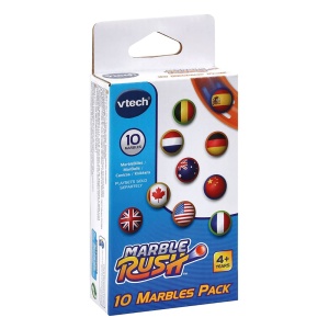 Set 10 Bile VTech Marble Rush cu Steaguri de Tara, Compatibile cu Toate Seturile - Img 3