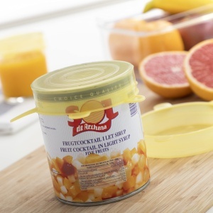 Set 10 Capace Reutilizabile Ajustabile InnovaGoods, Silikon, Airtight, Galbene - Img 3