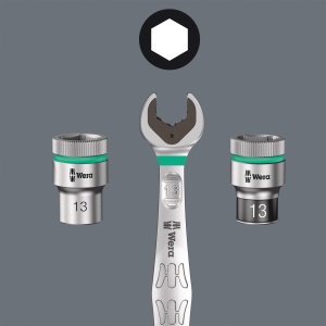 Set 10 Chei cu Magnet Wera 05005451001, 38, Impaktor, Usor de Utilizat - Img 5
