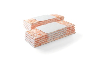 Set 10 Lavete Umede iRobot pentru Braava Jet 300, Alb-Albastru, Originale