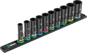 Set 10 Piese Chei Magnetice Wera 9660 Impaktor 38, Design Lung