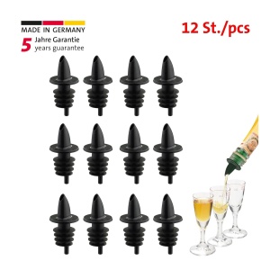 Set 12 Dozatoare pentru Spirituosen, Westmark, Negru, Flexibile - Img 2