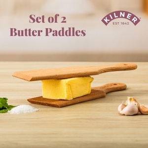 Set 2 Butterbrettchen Kilner din lemn de fag 30x9x2 cm cu snur pentru agatare - Img 2