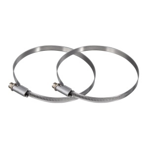 Set 2 Cleme pentru Tevi Xavax, 90-110mm, din Otel Inoxidabil