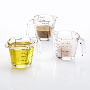 Set 2 Mini-Cani de Masura Westmark, 40 ml, Borosilikat, TransparentNegru - Img 7