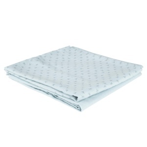 Set 2 Paturi si Tetra pentru Alaptare Roba Lil Planet 120x120cm Bumbac Organic GOTS Albastru Deschis - Img 2