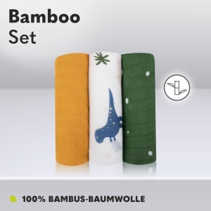 Set 3 Bumbac Bambus Lionelo 70x70, Hypoalergenic, Antibacterian - Img 3
