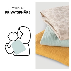 Set 3 Tetra Hauck Cuddle N Clean 100 Bumbac 80x80 cm Culori Neutre - Img 6