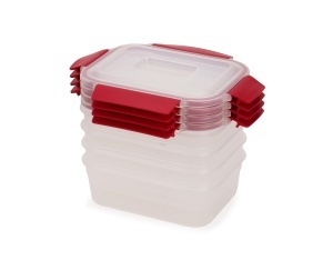 Set 4 cutii depozitare Joseph Joseph Nest Lock 11L design compact etanse BPA-free