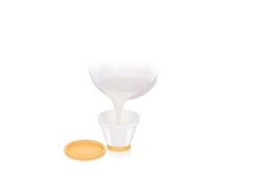 Set 4 forme Panna Cotta Tescoma cu capac, 150ml, plastic durabil - Img 4