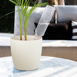 Set 4 Ghicitori de Udat Relaxdays pentru Flori, Terracotta, pentru Sticle PET de 1.5L - Img 5