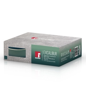 Set 4 Mini Tigai Ceramice Bergner cu Capac Verde, Rezistente la Cuptor - Img 2