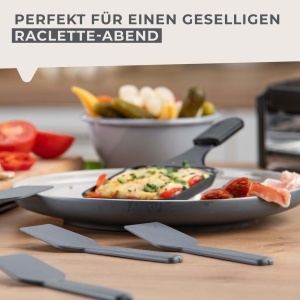 Set 4 Spatule Fackelmann Statement pentru Raclette Ergonomice Gri 155 cm - Img 7