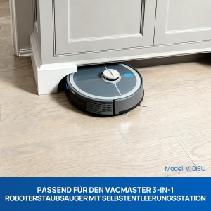 Set accesorii aspirator robot Vacmaster V10iEU - perie multi-suprafata si filtre HEPA - Img 3