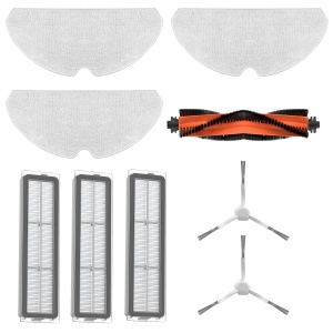 Set accesorii Dreame D9 MaxF9 Pro - 1 perie principala, 2 perii laterale, 3 filtre, 3 mopuri