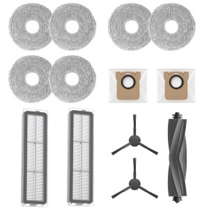Set accesorii Dreame pentru L20 Ultra - 3 perechi lavete, 2 filtre, 1 perie principala, 2 perii laterale