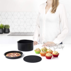 Set accesorii friteuza cu aer cald Princess 182012, 10 piese, compatibil 4.5L si 5.2L - Img 8