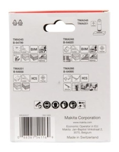 Set accesorii multifunctionale Makita B-67505, 4 piese, pentru taiere si razuire, compatibil Starlock - Img 3