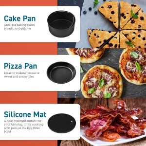 Set accesorii pentru friteuza cu aer COSORI C137-6AC 6 piese compatibil 35L - Img 4