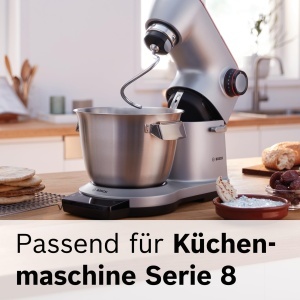 Set accesorii pentru paste Bosch MUZ9PP1, compatibil cu robot de bucatarie OptiMUM, otel inoxidabil, pentru lasagna si tagliatelle - Img 2