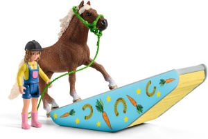 Set Agilitate pentru Ponei Schleich Farm World 48 Piese cu Figurina - Img 9