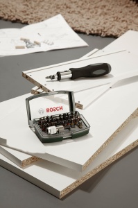 Set Bosch 32 Piese Bituri pentru Surubelnite si Masini de Gaurit Codare Colorata Magnet Universal - Img 5