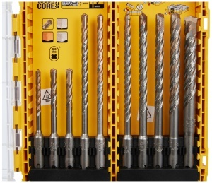 Set burghie SDS-Plus Dewalt Extreme 2 DT70753 10 piese rezistenta sporita pentru beton si zidarie - Img 5