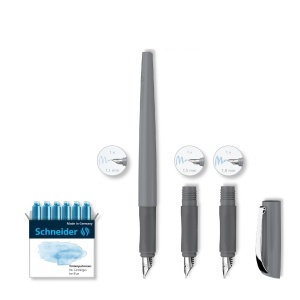 Set Caligrafie Schneider Callissima, 3 Stiluri de Penita, Culoare Kiesel - Img 2