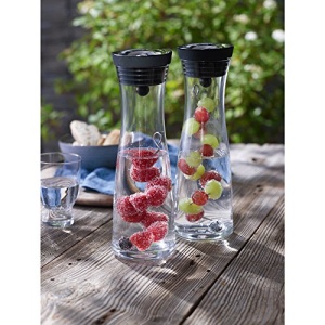Set carafa WMF Basic 1L cu capac CloseUp si 2 suporturi pentru fructe sticla si inox - Img 12